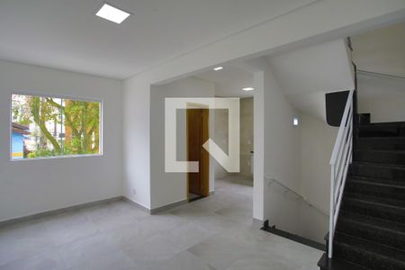 Sala - 1º Piso de casa para alugar com 2 quartos, 100m² em Marapé, Santos