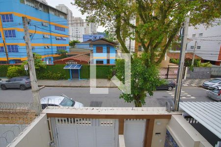 Vista da Sala - 1º Piso de casa para alugar com 2 quartos, 100m² em Marapé, Santos