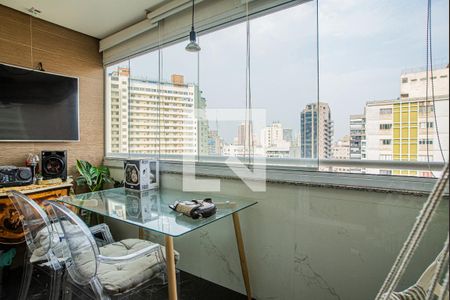 Varanda da Sala de apartamento à venda com 2 quartos, 80m² em Bela Vista, São Paulo