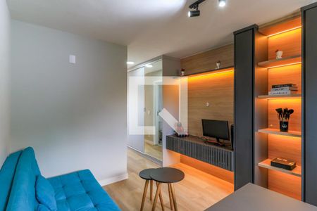 Sala de apartamento para alugar com 1 quarto, 42m² em Vila Cordeiro, São Paulo