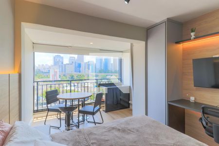 Quarto de apartamento para alugar com 1 quarto, 42m² em Vila Cordeiro, São Paulo