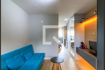 Sala de apartamento para alugar com 1 quarto, 42m² em Vila Cordeiro, São Paulo
