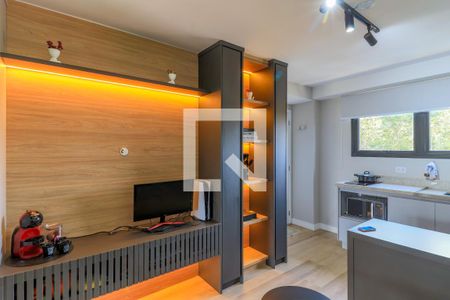Sala de apartamento para alugar com 1 quarto, 42m² em Vila Cordeiro, São Paulo