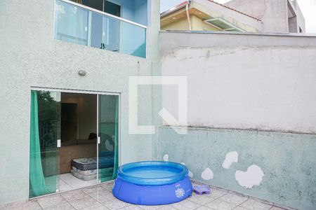 Varanda Sala  - Sala de Estar de casa à venda com 3 quartos, 210m² em Vila Helena, Santo André