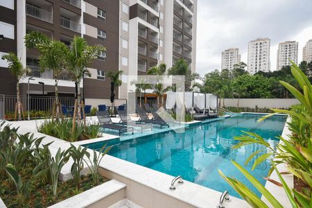 Studio à venda com 47m², 1 quarto e sem vagaPiscina