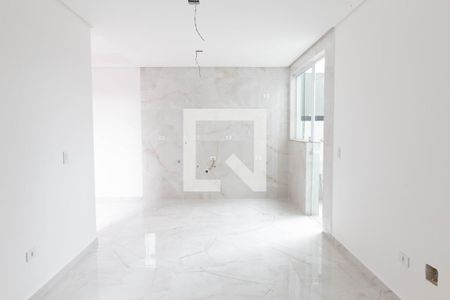 Sala e Cozinha de apartamento à venda com 3 quartos, 70m² em Vila Francisco Matarazzo, Santo André