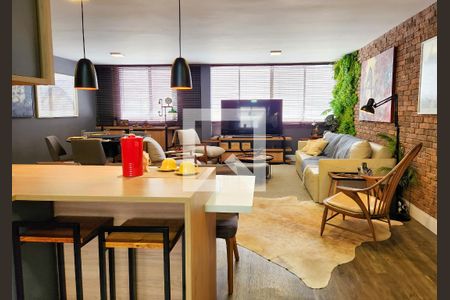 Sala de apartamento para alugar com 2 quartos, 120m² em Batel, Curitiba