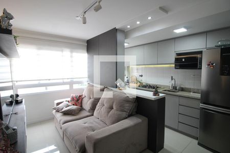Sala de apartamento à venda com 2 quartos, 53m² em Fátima, Canoas