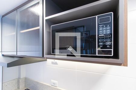 Studio para alugar com 32m², 1 quarto e 1 vaga Studio para alugar com 32m², 1 quarto e 1 vagaDetalhe da cozinha