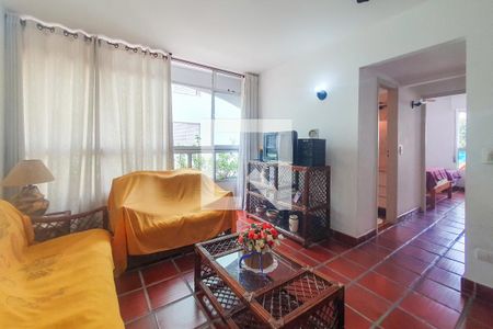 Sala de apartamento para alugar com 3 quartos, 100m² em Jdim. São Miguel, Guarujá