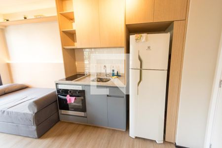 Sala/Quarto/Cozinha de kitnet/studio à venda com 1 quarto, 27m² em Pinheiros, São Paulo
