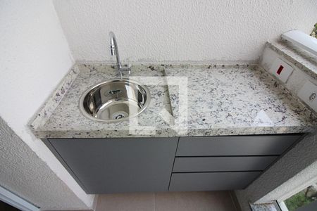 Sala Sacada  de apartamento para alugar com 1 quarto, 55m² em Vila Lusitânia, São Bernardo do Campo