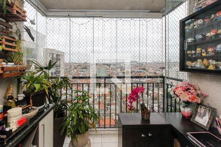 Varanda de apartamento à venda com 2 quartos, 49m² em Vila Antonieta, São Paulo