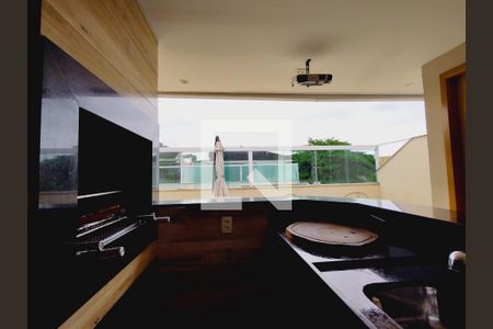 Casa de condomínio à venda com 110m², 3 quartos e 1 vagaChurrasqueira