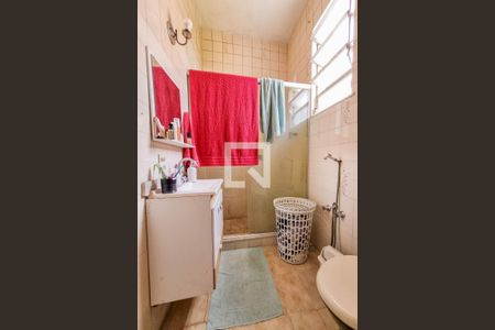 Banheiro Social de apartamento à venda com 1 quarto, 33m² em São Cristóvão, Rio de Janeiro