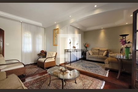 Sala de casa à venda com 4 quartos, 295m² em Vila Guiomar, Santo André