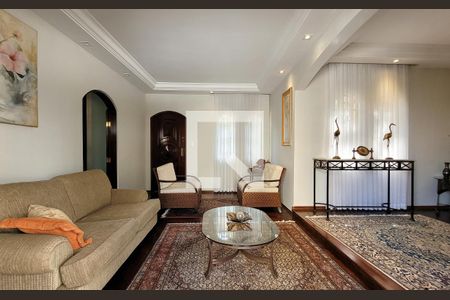 Sala de casa à venda com 4 quartos, 295m² em Vila Guiomar, Santo André