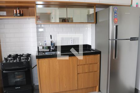 cozinha  de apartamento para alugar com 1 quarto, 27m² em Barra Funda, São Paulo