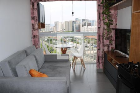 Sala  de apartamento para alugar com 1 quarto, 27m² em Barra Funda, São Paulo