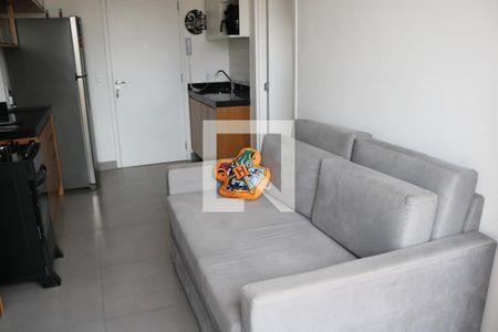 vista da Sacada para sala  de apartamento para alugar com 1 quarto, 27m² em Barra Funda, São Paulo
