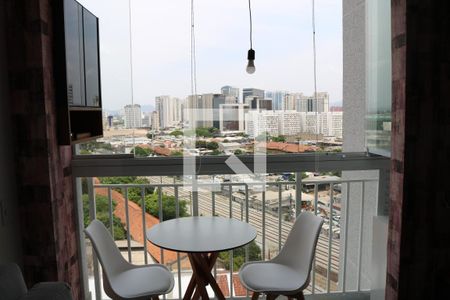 Sacada  de apartamento para alugar com 1 quarto, 27m² em Barra Funda, São Paulo