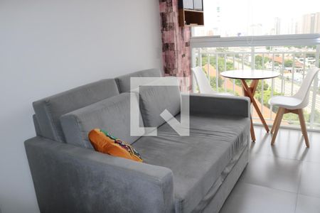 Sala  de apartamento para alugar com 1 quarto, 27m² em Barra Funda, São Paulo