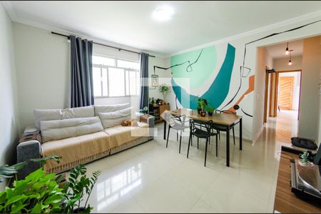 Sala de apartamento à venda com 3 quartos, 87m² em Alto dos Pinheiros, Belo Horizonte