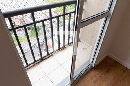 Varanda da Sala de apartamento para alugar com 2 quartos, 49m² em Parque Erasmo Assunção, Santo André