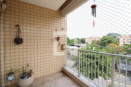Varanda de apartamento para alugar com 2 quartos, 90m² em Anil, Rio de Janeiro