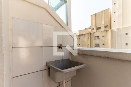 Varanda - Tanque de kitnet/studio à venda com 1 quarto, 54m² em República, São Paulo