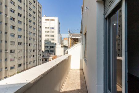 Varanda de kitnet/studio à venda com 1 quarto, 54m² em República, São Paulo
