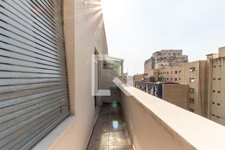 Varanda de kitnet/studio à venda com 1 quarto, 54m² em República, São Paulo