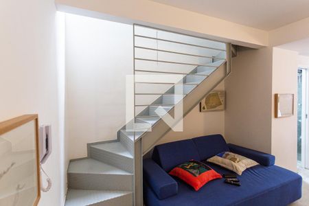 Escada de Acesso aos Quartos de apartamento à venda com 2 quartos, 114m² em Serra, Belo Horizonte