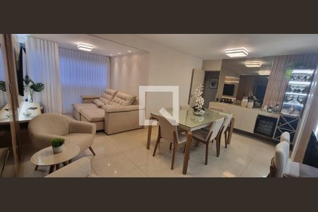 Sala  de apartamento à venda com 3 quartos, 83m² em Lourdes, Belo Horizonte