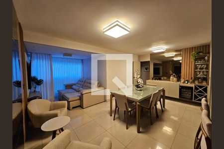 Sala  de apartamento à venda com 3 quartos, 83m² em Lourdes, Belo Horizonte