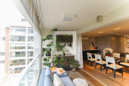 Varanda da Sala de apartamento para alugar com 2 quartos, 173m² em Vila Progredior, São Paulo
