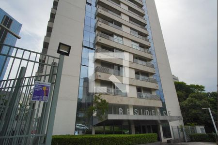 Studio à venda com 72m², 1 quarto e 2 vagasFachada e portaria