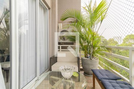 Varanda da Sala de apartamento à venda com 1 quarto, 93m² em Vila Suzana, São Paulo