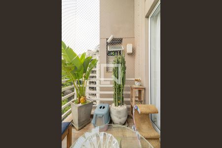 Varanda da Sala de apartamento à venda com 1 quarto, 93m² em Vila Suzana, São Paulo