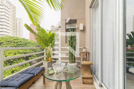 Varanda da Sala de apartamento à venda com 1 quarto, 93m² em Vila Suzana, São Paulo