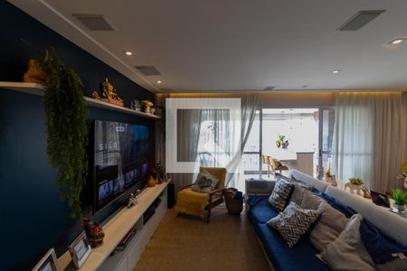 Sala de estar de apartamento à venda com 4 quartos, 136m² em Jurubatuba, São Paulo