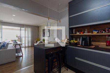 Apartamento à venda com 136m², 4 quartos e 2 vagasCozinha Americana