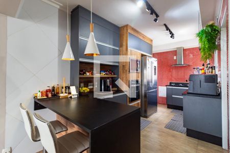 Apartamento à venda com 136m², 4 quartos e 2 vagasCozinha Americana