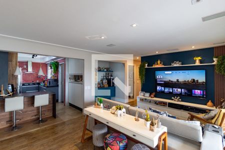 Sala de estar de apartamento à venda com 4 quartos, 136m² em Jurubatuba, São Paulo