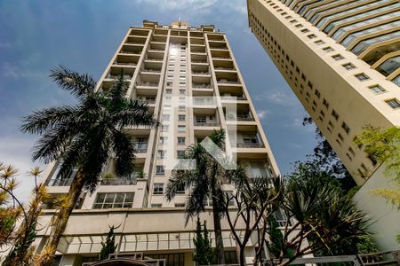 Fachada do Prédio de apartamento para alugar com 1 quarto, 84m² em Vila Andrade, São Paulo
