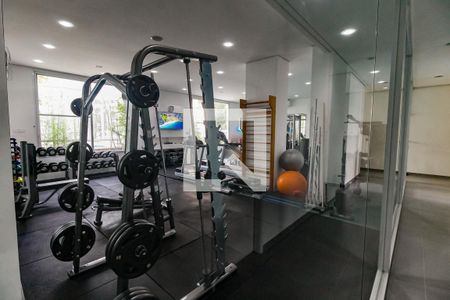 Área comum - Academia de apartamento para alugar com 1 quarto, 84m² em Vila Andrade, São Paulo