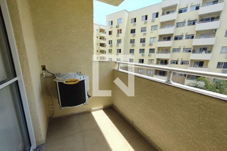 Varanda da Sala de apartamento para alugar com 3 quartos, 73m² em Taquara, Rio de Janeiro