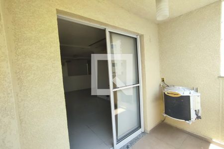 Varanda da Sala de apartamento para alugar com 3 quartos, 73m² em Taquara, Rio de Janeiro