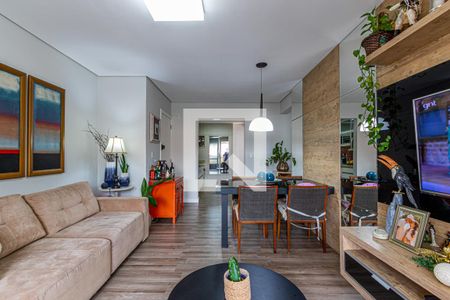 Sala de apartamento para alugar com 2 quartos, 87m² em Barreiros, São José