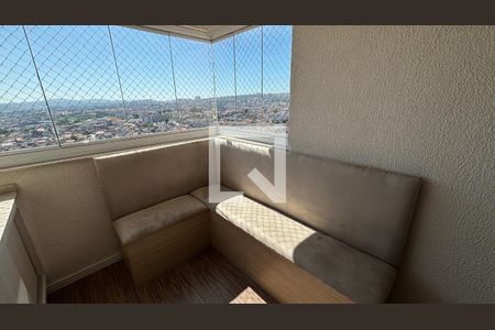 Sala - Sala de Jantar Varanda de apartamento para alugar com 2 quartos, 52m² em Vila Humaitá, Santo André